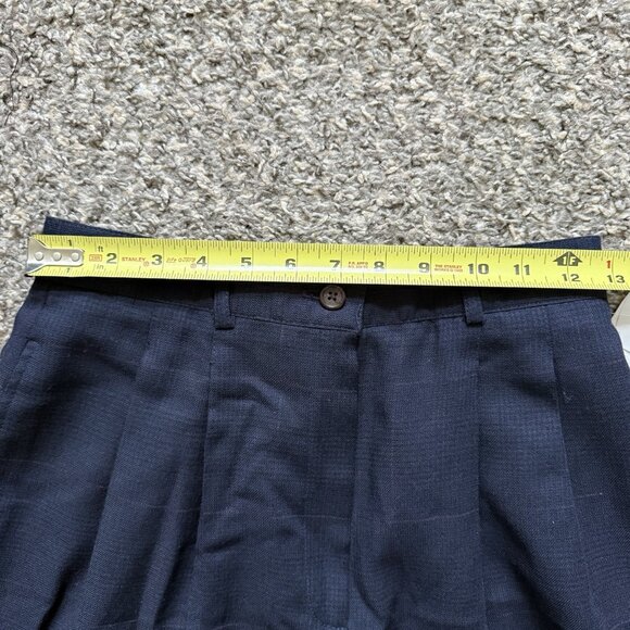 VTG Ralph Lauren Women’s Sz XS/S Wool Plaid Pleated Trouser Pants USA Made NEW - Picture 13 of 15